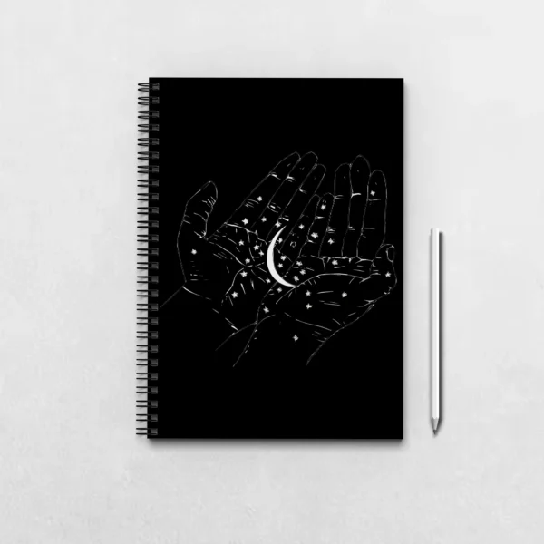 Dark Moon Aesthetic Notebook