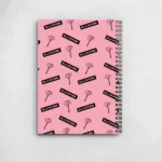 Blackpink Logo Seamless Pattern Notebook