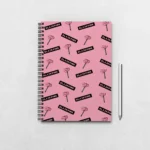 Blackpink Logo Seamless Pattern Notebook