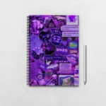 Purple Aesthetic Moodboard Notebook