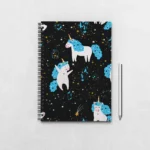 Unicorn Seamless Pattern Notebook