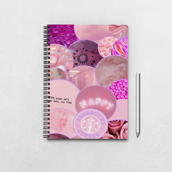 Pink Aesthetic Notebook