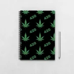 420 Seamless Pattern Notebook