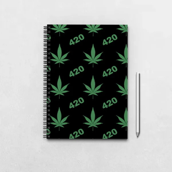 420 Seamless Pattern Notebook