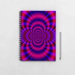 Trippy Psychedelic Optical Illustion Notebook