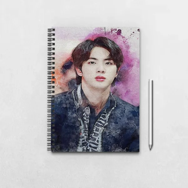 BTS Jin Watercolor Notebook