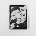 BTS Suga Inspired Art Notebook 2