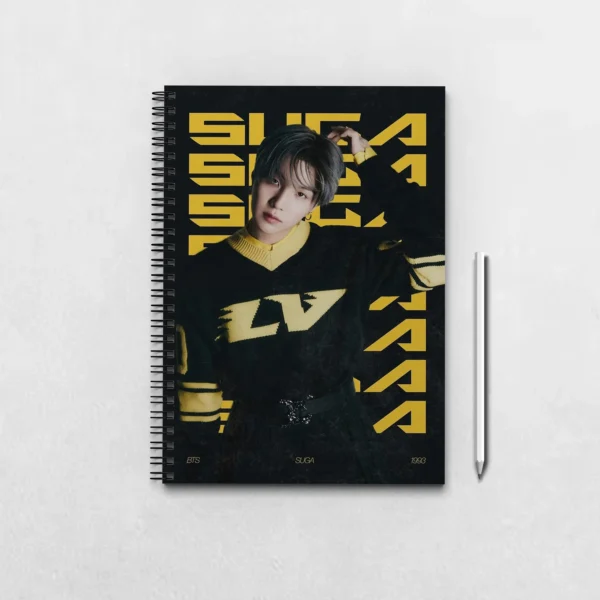 BTS Suga Notebook