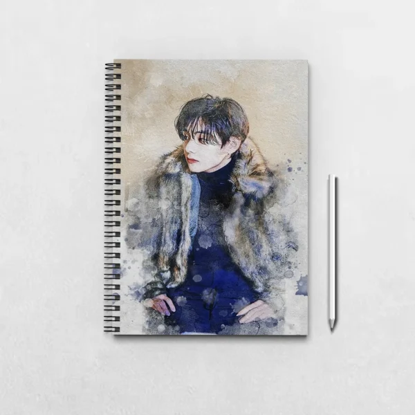 BTS Taehyung Watercolor Notebook