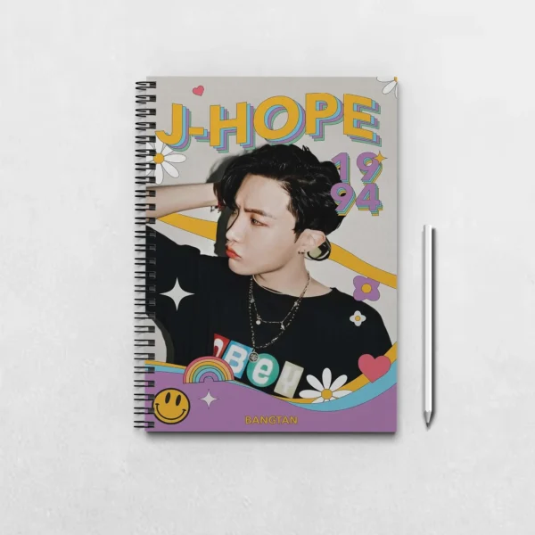 J-Hope BTS Inspired Art Notebook