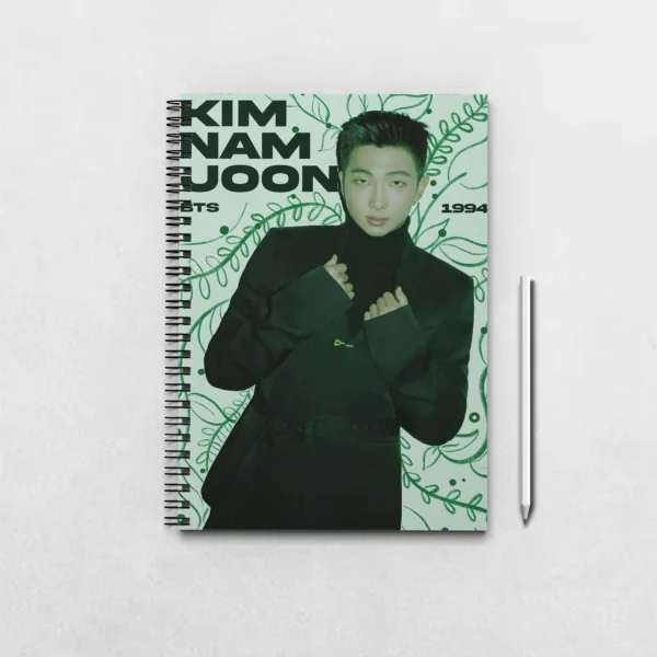 Kim Namjoon BTS Inspired Notebook