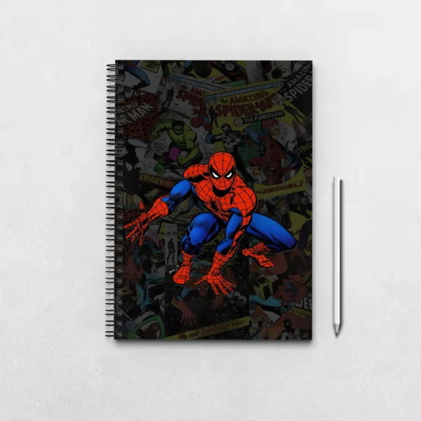 Spider Man Comic Art Notebook