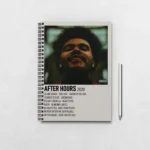 The Weeknd After Hours Notebook