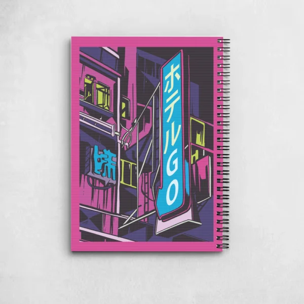 Cyberpunk City Notebook