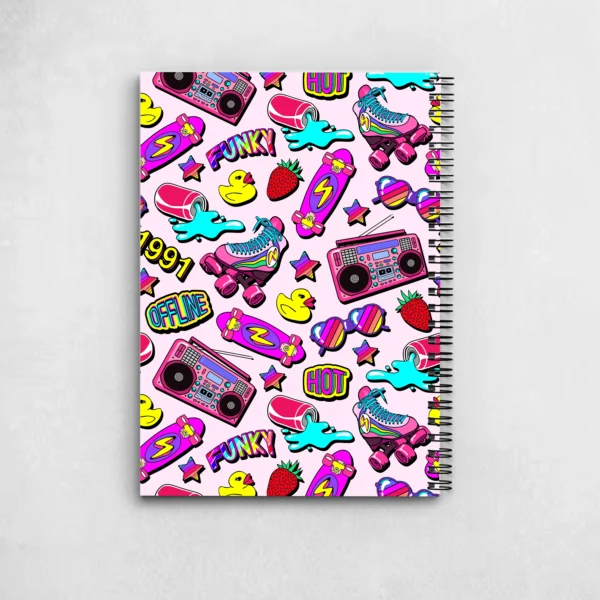 Pop Art Seamless Patterm Notebook