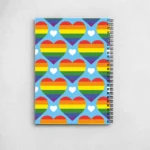 Pride Hearts Notebook