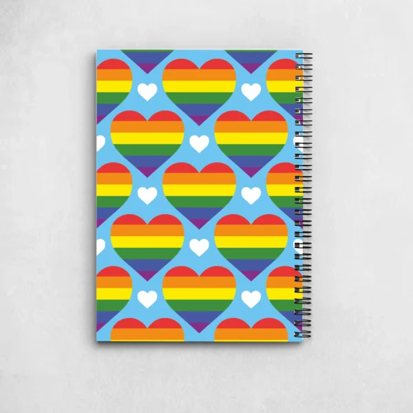 Pride Hearts Notebook