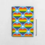 Pride Hearts Notebook