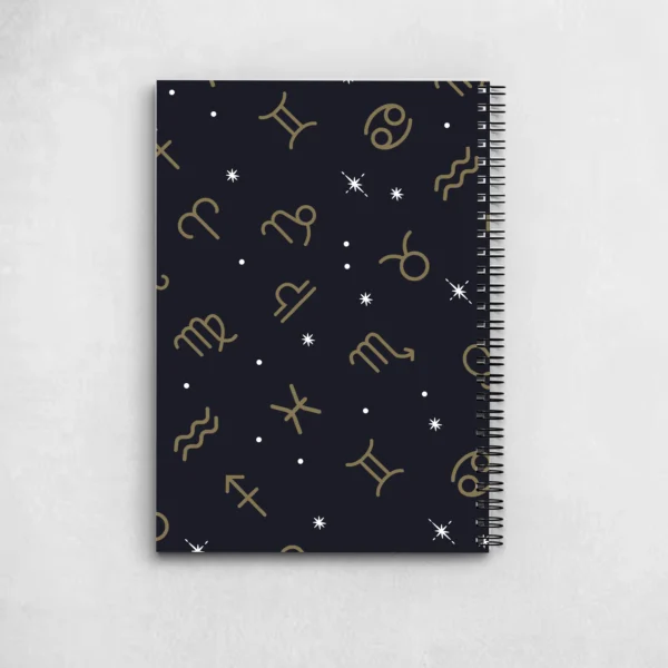 Zodiac Seamless Pattern Notebook