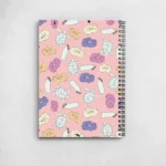 Cute Turtle Pattern Notebook