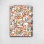 Cute Dogs Pattern Notebook