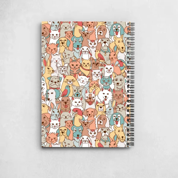 Cute Dogs Pattern Notebook