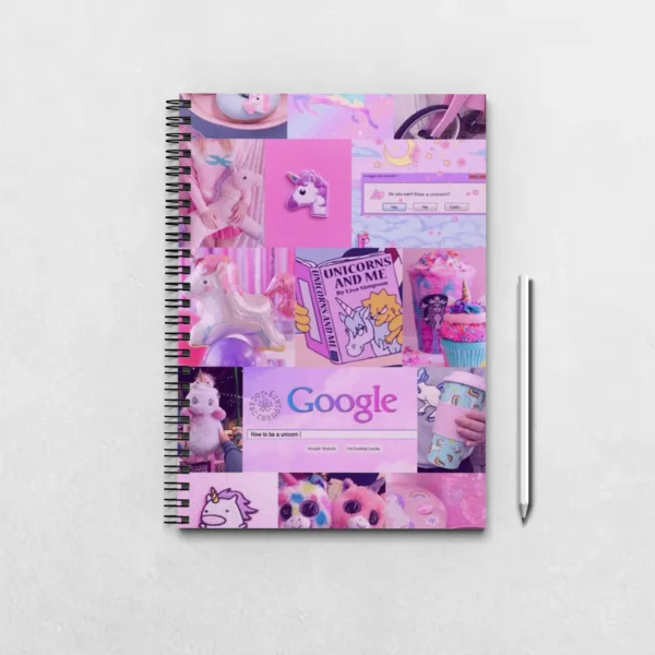 Pink Aesthetic Moodboard Notebook