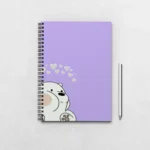 Panda with Hearts Notebook