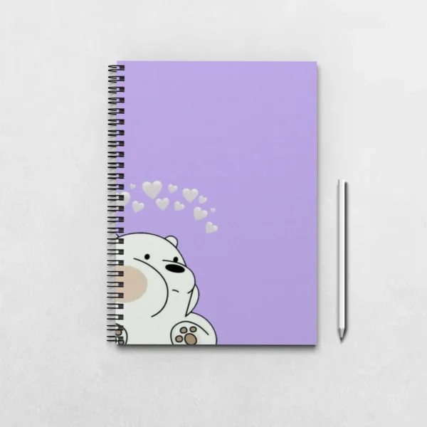 Panda with Hearts Notebook