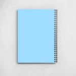 Blue Abstract Heart Notebook