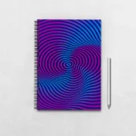 Optical Illusion Psychedelic Pattern Notebook