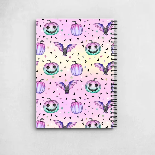 Halloween Seamless Pattern Notebook