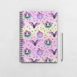 Halloween Seamless Pattern Notebook