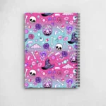 Halloween Seamless Pattern Notebook