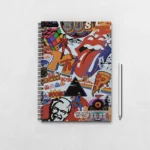 Retro 90s Moodboard Notebook