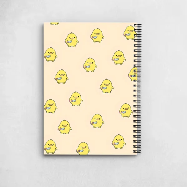 Baby Chicken Seamless Pattern Notebook