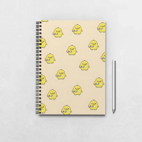 Baby Chicken Seamless Pattern Notebook