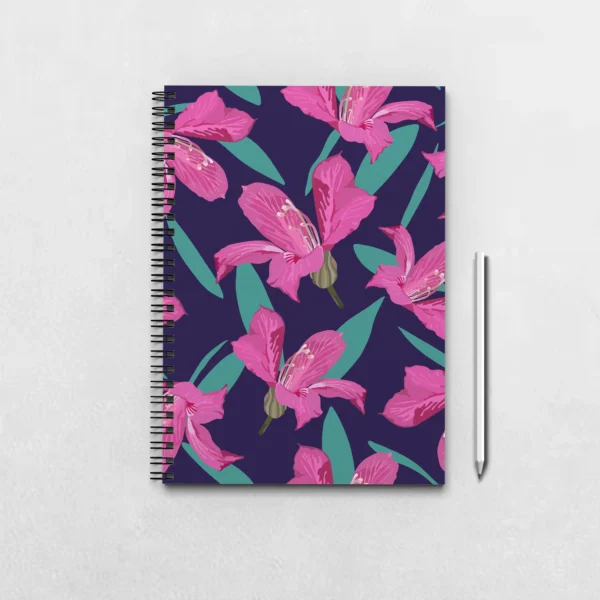 Floral Seamless Pattern Notebook