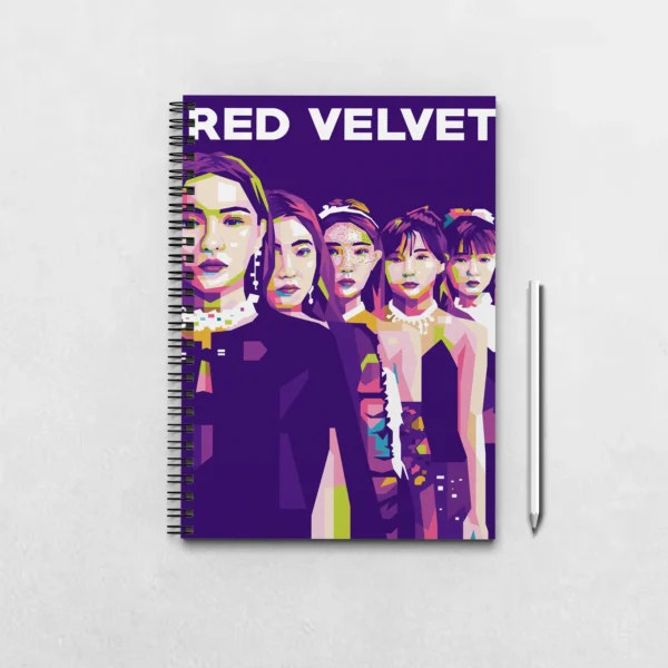 Red Velvet K-Pop Notebook