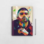 Zayn Malik Abstract Pattern Notebook