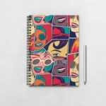 Comic Pop Art Pattern Notebook