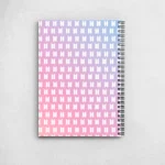 BTS Seamless Logo Pattern Notebook