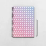 BTS Seamless Logo Pattern Notebook