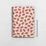 BTS Dynamite Seamless Pattern Notebook