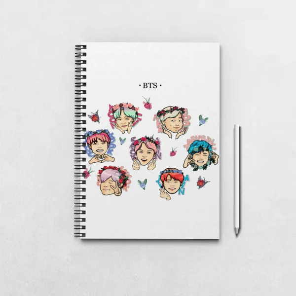 BTS Members Notebook