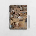 Brown Aesthetic Moodboard Notebook